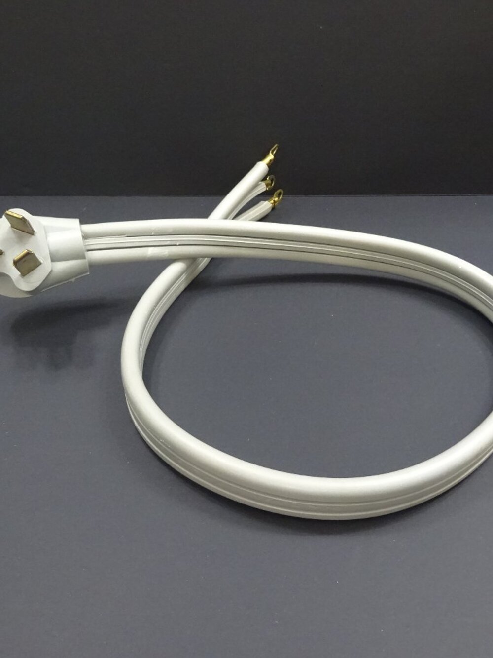Leviton Gray 3 Prong Dryer Power Cord - 3 Ft